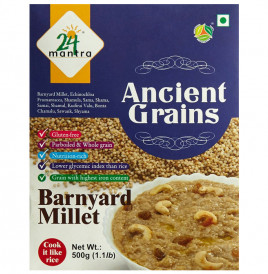 24 Mantra Ancient Grains Barnyard Millet  Box  500 grams